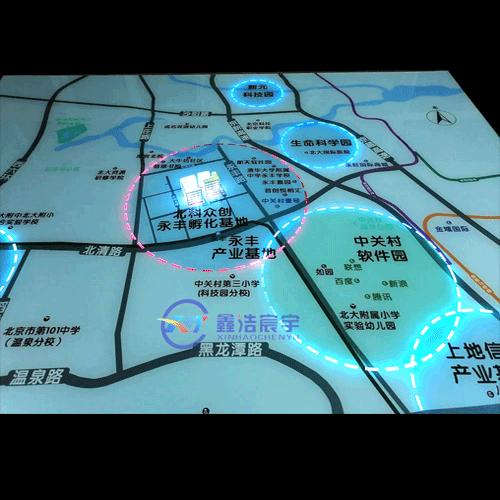 壁掛式區(qū)域沙盤