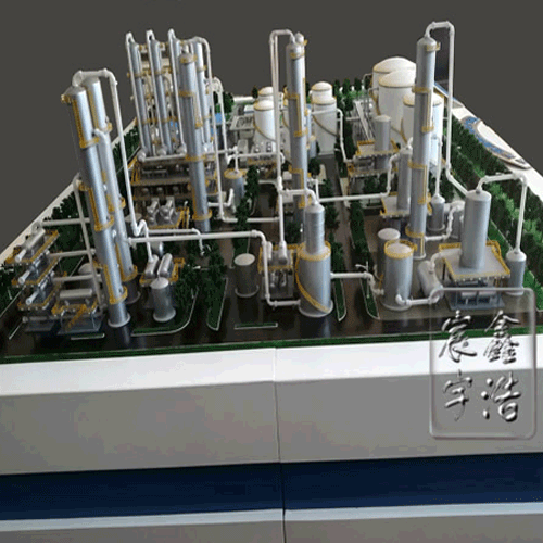廢礦物油再生利用流程演示沙盤模型