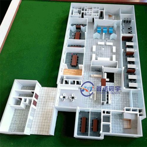 建筑沙盤(pán)---辦公樓剖面布局展示