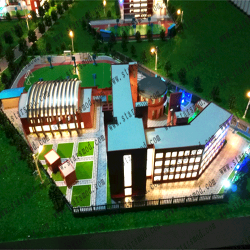  建筑單體模型制作 校園建筑模型沙盤(pán)