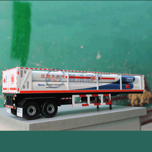   1:24 壓縮天然氣模型運(yùn)輸車模型